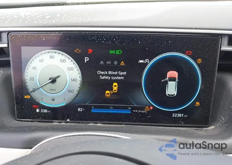 2022 Hyundai Tucson Sel z USA, uszkodzony, nr VIN 5NMJF3AE1NH041873